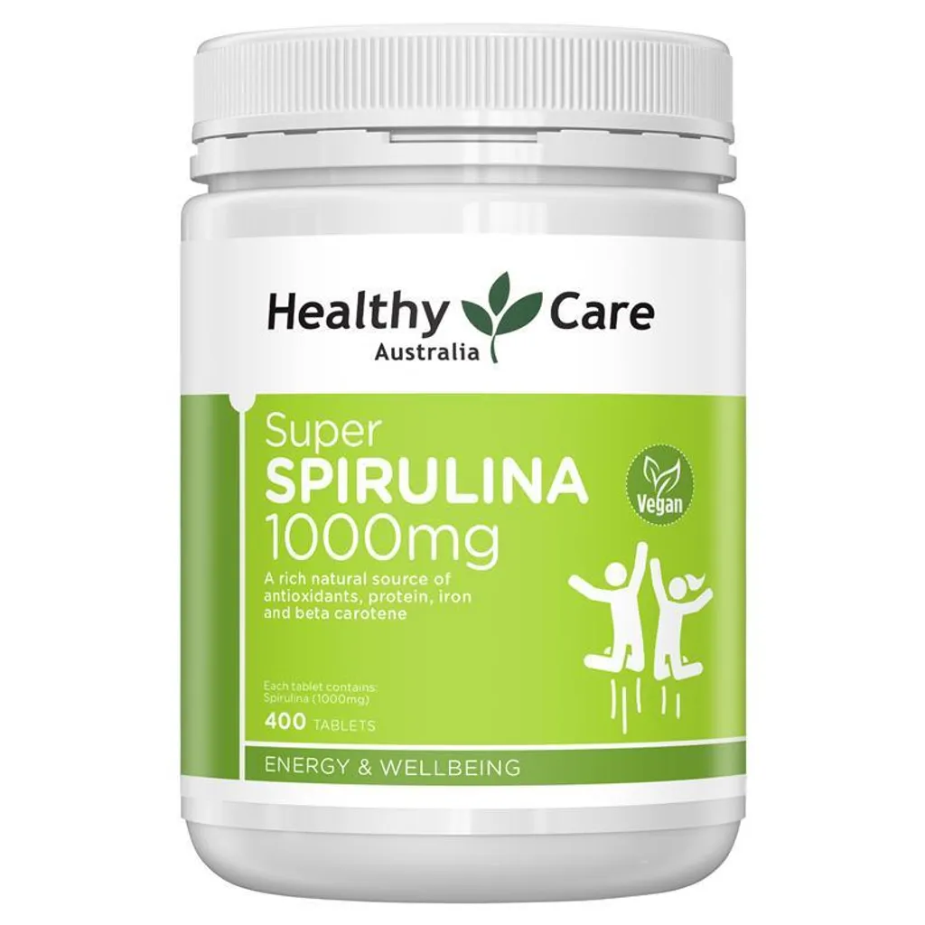 Healthy Care-超级螺旋藻 Super Spirulina 1000mg 400 Tabs