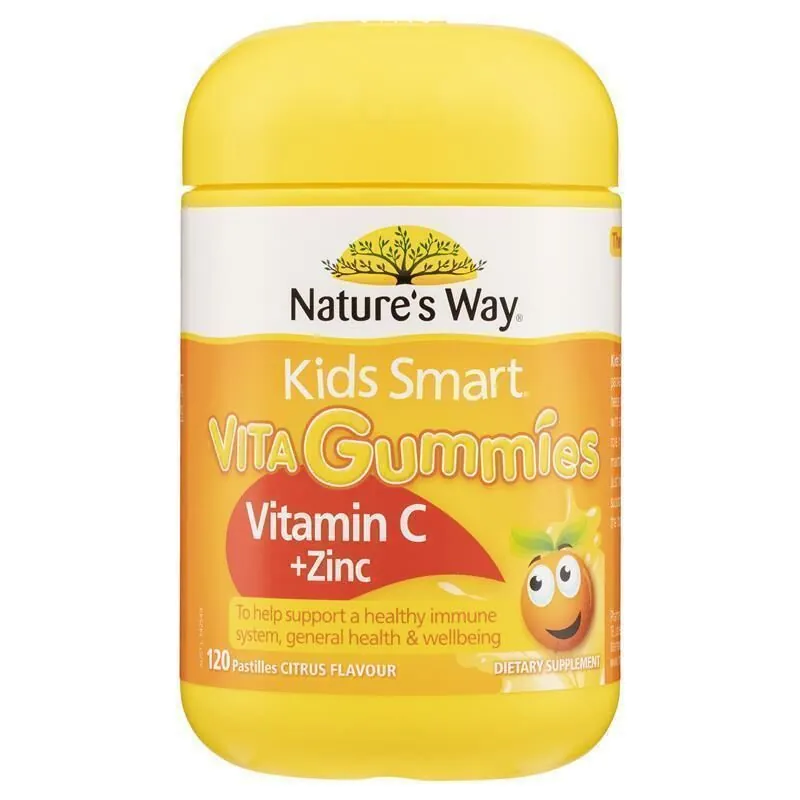 Natures Way-兒童用 軟糖維生素 C + 鋅 Vita Gummies Vitamin C + Zinc 60 Pastilles