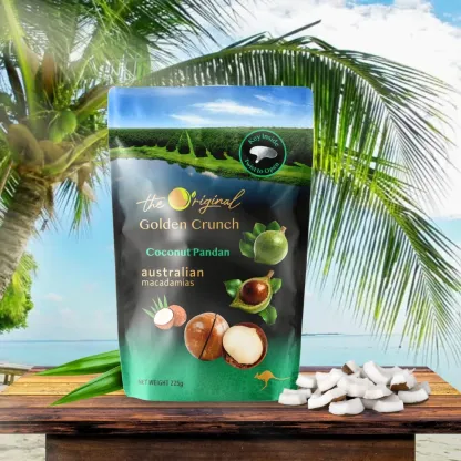 頂級澳洲夏威夷豆 帶殼椰香味 Freedom Fresh Australia Coconut Pandan Nut 225g