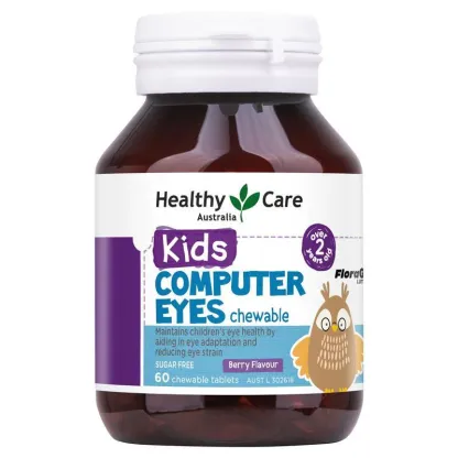 Healthy Care-兒童藍光護眼咀嚼片 Kids Computer Eyes 60 Chewable Tablets
