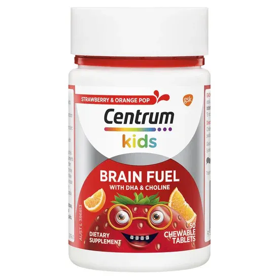 Centrum-兒童善存大腦營養補充咀嚼片 Kids Brain Fuel 50 Chewable Tablets