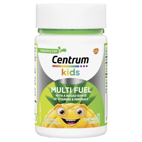 Centrum-兒童善存綜合維生素咀嚼片 Kids Multi Fuel 50 Chewable Tablets