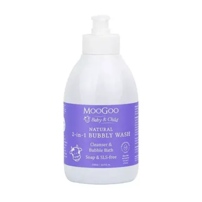 Moogoo-小牛泡泡沐浴露 Baby 2-in-1 Bubbly Wash 500ml