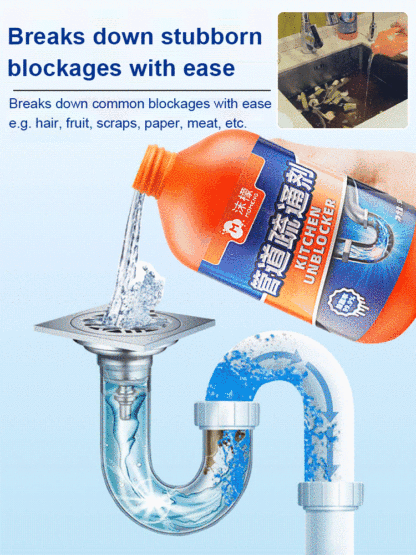 MOMENG Foaming Lemon Drain Clog Remover Agent 