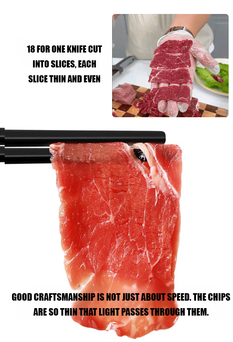 【3S Fast Meat Cutting】Stainless Steel Slice Fast Meat Cutting Tool