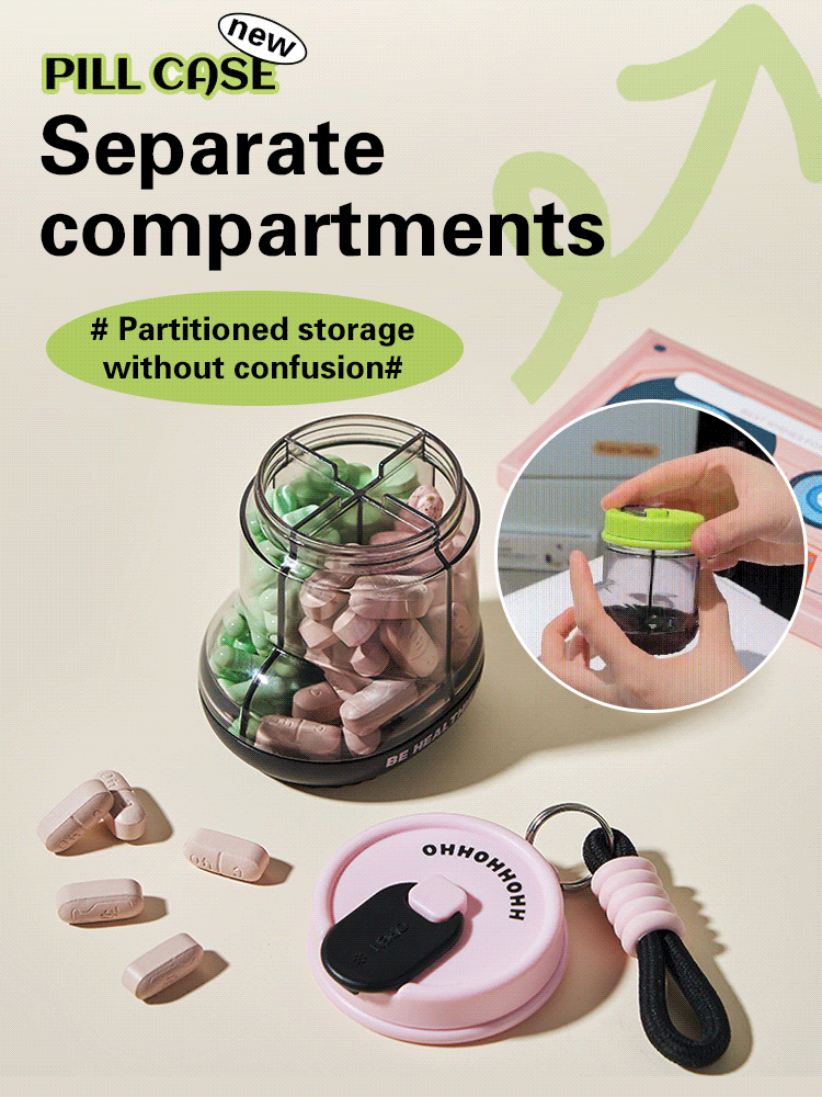 Small boots compartment rotating medicine box