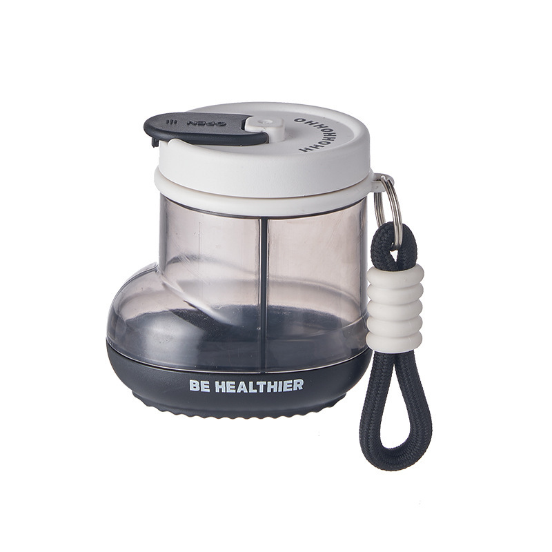 Small boots compartment rotating medicine box