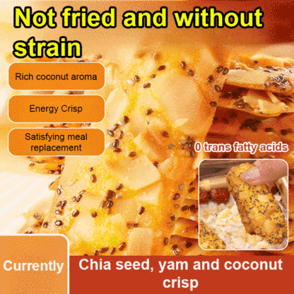 Red Dates, Yams, Chia Seeds, and Coconut Crisps