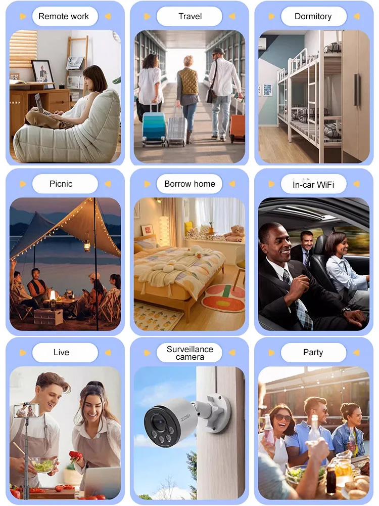 Pocket WiFi and mobile battery 2-in-1