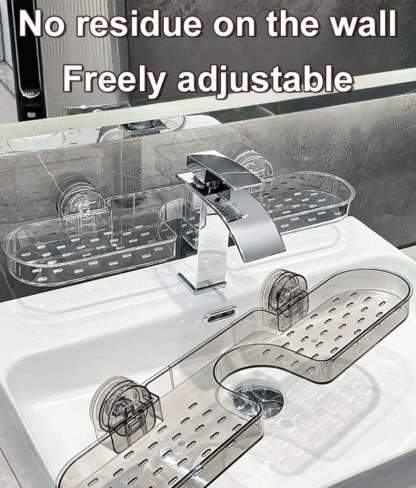 Suction Cup Bathroom Storage Rack