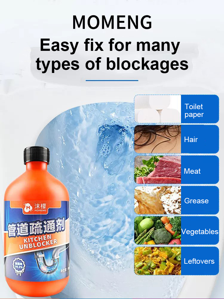 MOMENG Foaming Lemon Drain Clog Remover Agent 