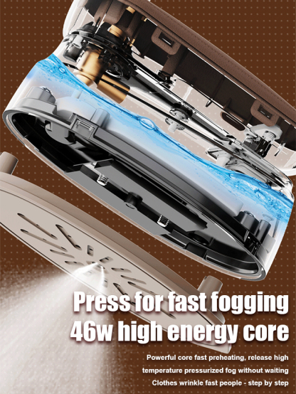 Small handheld ironing machine for home use