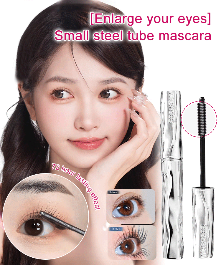 [Enlarge your eyes]Small steel tube mascara