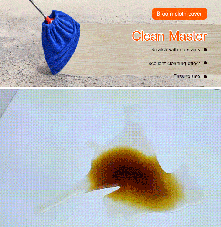 [5 Pieces] Sweeper Adjustable Cloth Head Broom Cover