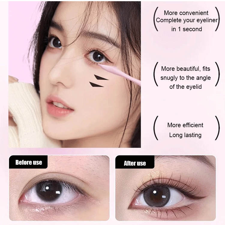 [Super convenient Douyin tool] Double-headed eyeliner stamp