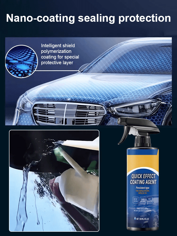 Car renovation, repair, waxing and coating spray