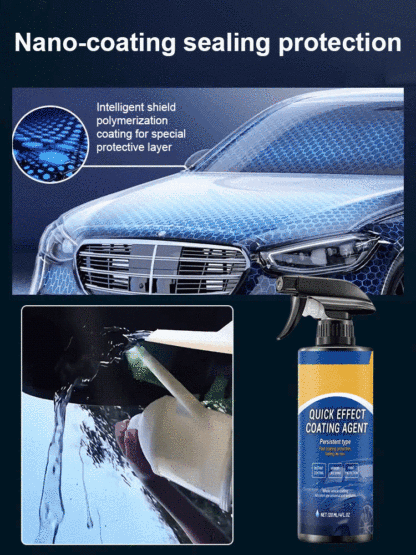 Car renovation, repair, waxing and coating spray