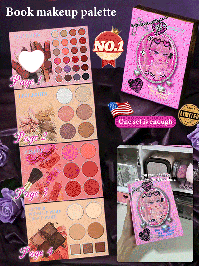 【A Complete Makeup Set】TT Bestseller Book Makeup Palette