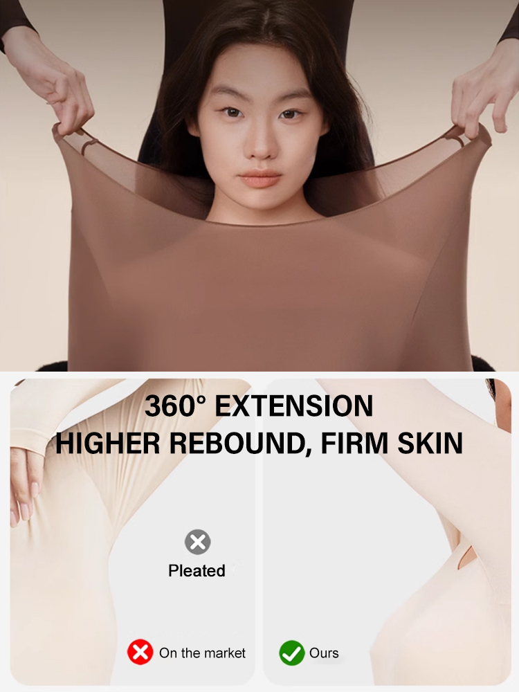 [Hot sale in Korea] Ultra-thin hyaluronic acid seamless skin care clothing two-piece set