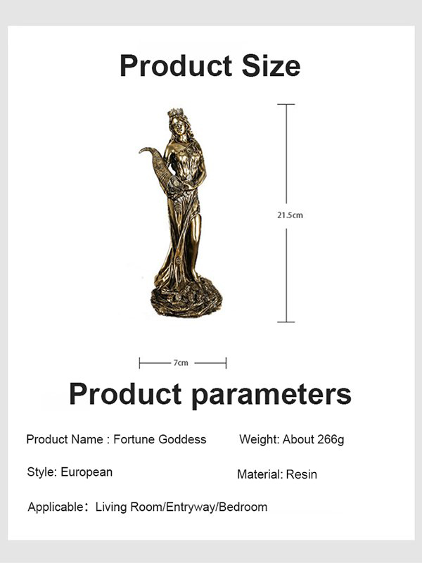 Greek goddess of wealth fortune ornaments