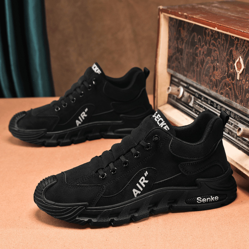 Men's Thick Sole Casual Work Shoes