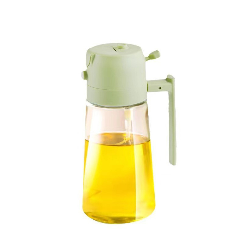 Kitchen glass high temperature resistant spray and pour one oil pot