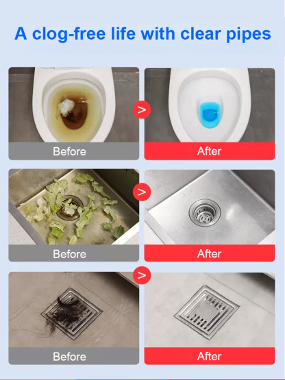 MOMENG Foaming Lemon Drain Clog Remover Agent 