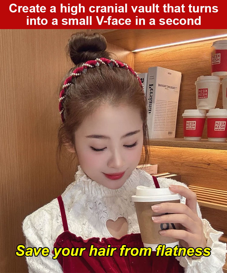 [1 second high head] Diamond wave headband