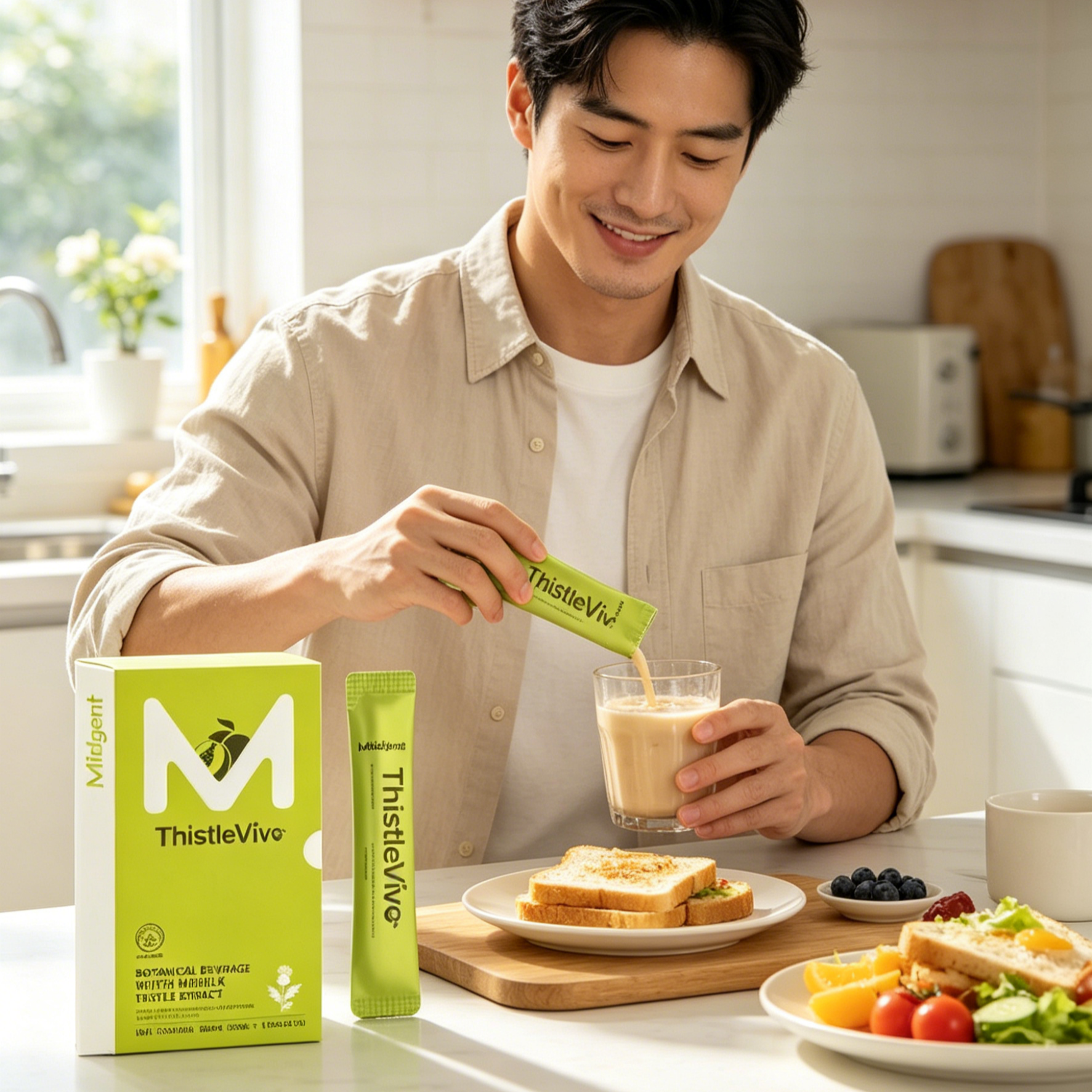 Suplemen Penjagaan Hati Milk Thistle | Singkir Toksin & Kurangkan Letih | 100% Semula Jadi