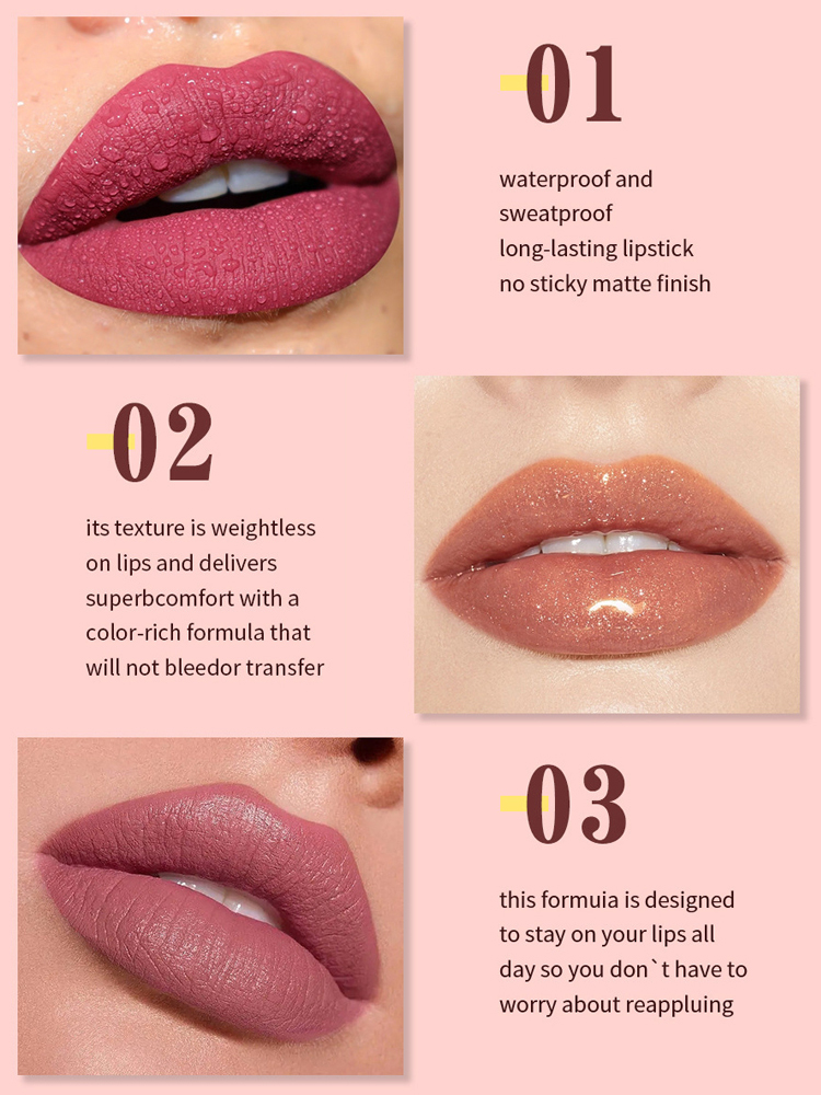 12-color book lip gloss set