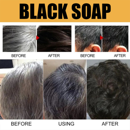 【Become black with washing 】 Bamboo charcoal hair blackening shampoo