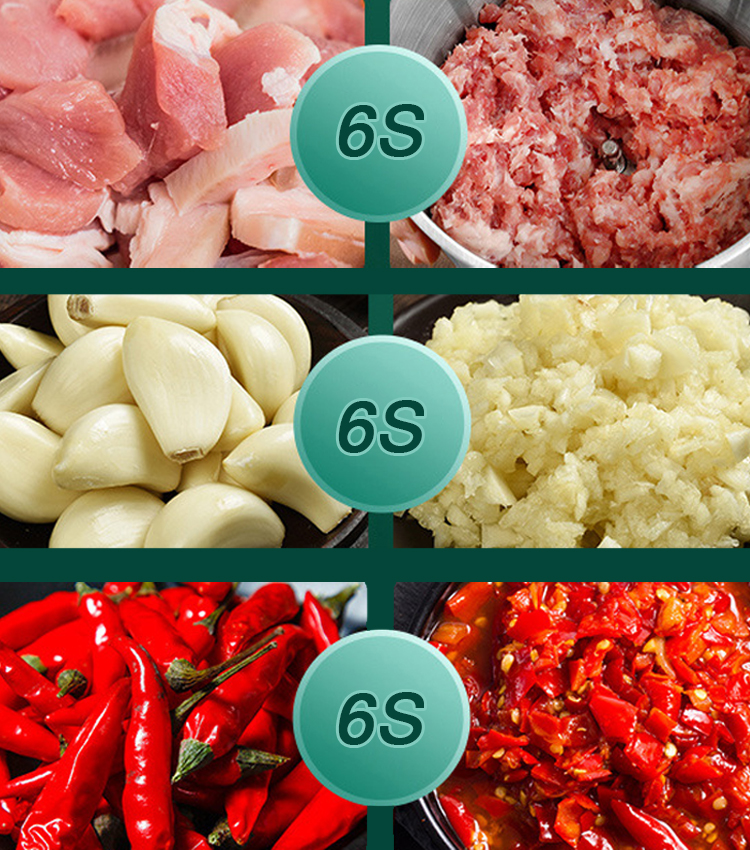 German stainless steel electric food processor