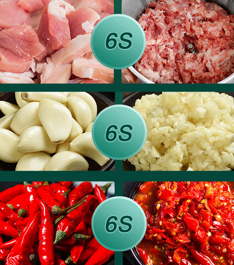 German stainless steel electric food processor