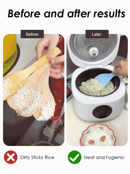 Meigejia tumbler rice spoon tumbler rice spoon non-stick rice kitchen standing rice spoon