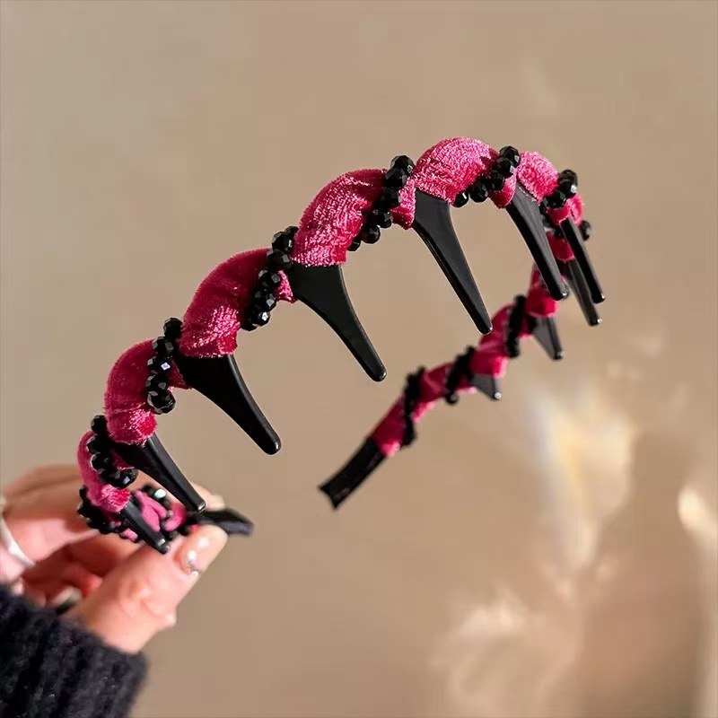 [1 second high head] Diamond wave headband