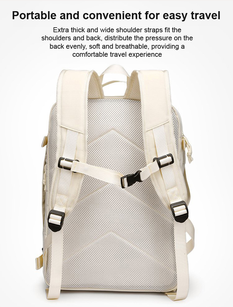 [Hold the whole world] Box-style large-capacity luggage backpack