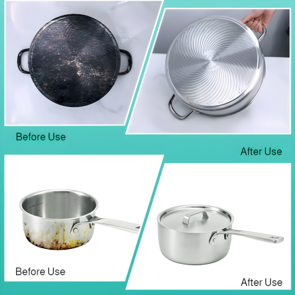 multifunction Pot bottom cleaner stain remover Deep Cleaning Removes Black Scale Without Hurting Kit
