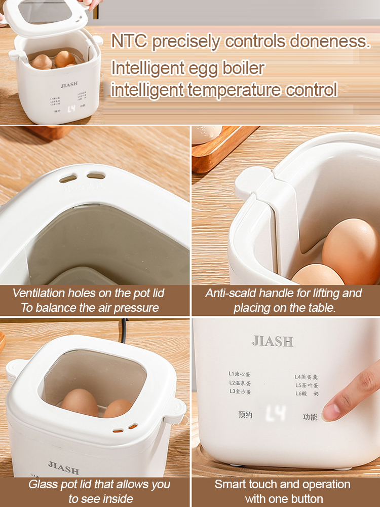 Intelligent temperature control multifunctional egg steamer