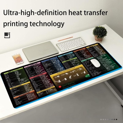 Urgent orders can be accepted. Hot-selling English mouse pad shortcut keys super large computer desk