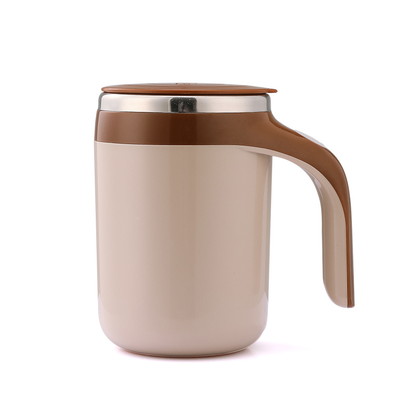 Automatic magnetic mixing cup
