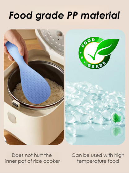 Meigejia tumbler rice spoon tumbler rice spoon non-stick rice kitchen standing rice spoon