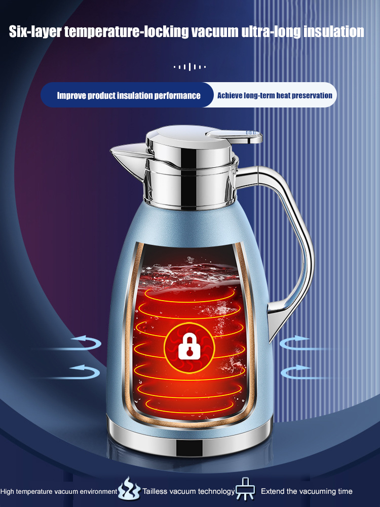 【German Technology】304 stainless steel double-layer thermos pot