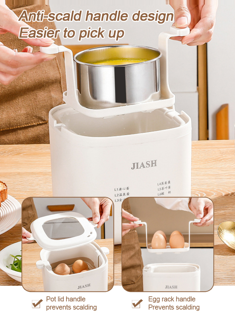 Intelligent temperature control multifunctional egg steamer