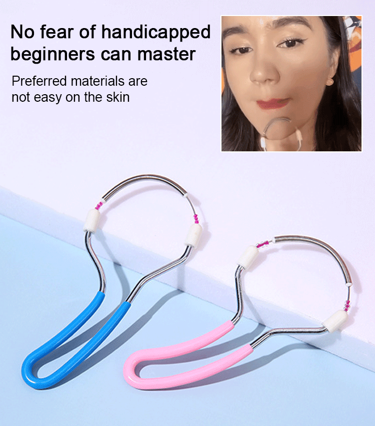 【Beauty Essential】Effortlessly Remove Facial Hair with Face Threading Tool