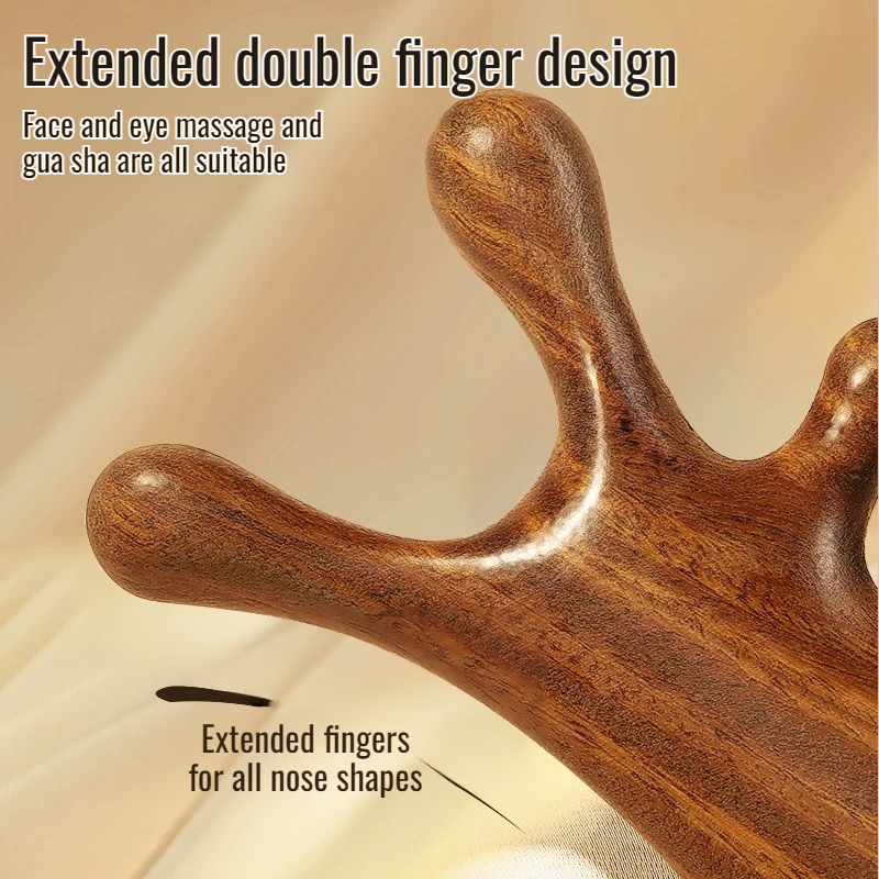 Head Eye Scalp Unblocking Meridian Massage Comb 4in1