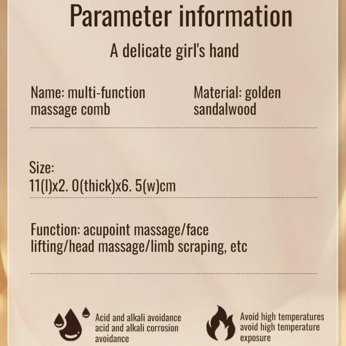 Head Eye Scalp Unblocking Meridian Massage Comb 4in1