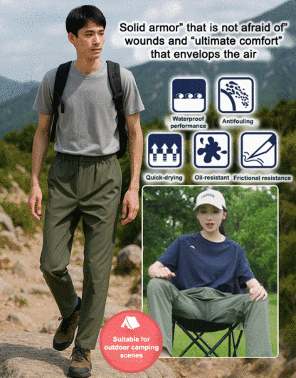Men's Breathable Waterproof Quick-Dry Utility Triangle Cargo Pants