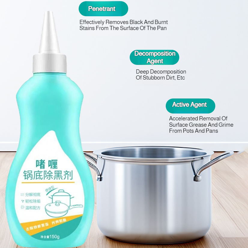 multifunction Pot bottom cleaner stain remover Deep Cleaning Removes Black Scale Without Hurting Kit