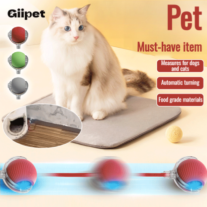 Intelligent Automatic Jumping Pet Toy Ball with Rope Teaser Toy Ball