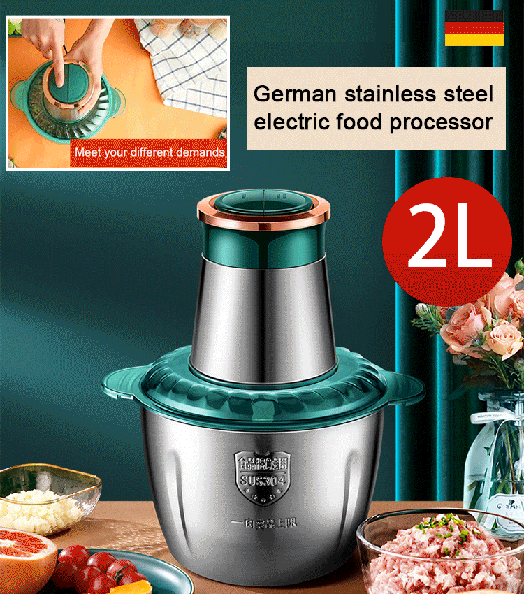German stainless steel electric food processor